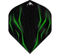 Mission Darts | Lava Dart Flights | 100 Micron | Standard No2 Shape | Multiple Colours and Pack (Green, 1 Set)