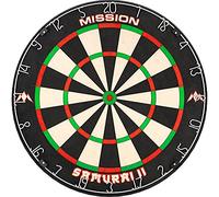Mission Darts M000740 Samurai II | Professional Competition Standard Dartboard with Ultra Thin Wire Construction and Non Fade Colours