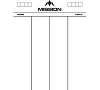 Mission Darts Marker Board Scoreboard | Heavy Duty Acrylic | Dry Wipe, 501 (MB02)