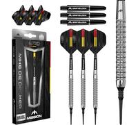 Mission Darts | Mike De Decker Darts | Soft Tip | Brass | Tungsten Look | 18g.