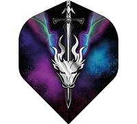 Mission Darts Occult Dart Flight, Standard No2 Shape, 100 Micron, 3 Sets of 3 Flights (F4096)