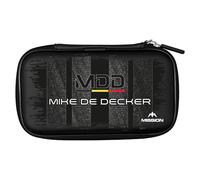 Mission Darts Player EVA Darts Case | Darts Storage Wallet | Holds Two Full Sets | Mike De Decker.