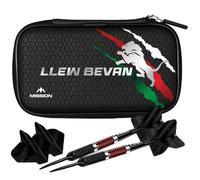 Mission Darts Player | Llew Bevan | Protective EVA Material | Darts Case/Storage Wallet.