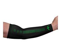 Mission Darts Reach Arm Sleeves Sports Compression Support Sleeve Small-2XL Reflex (Green, Small)