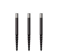 Mission Darts Replacementss Lunar C/S | Steel Tip Dart Replacements Points | 32mm Black (X2674)