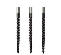 Mission Darts Replacementss Lunar C/S | Steel Tip Dart Replacements Points | 36mm Black (X2675)