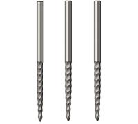 Mission Darts Replacementss Lunar F/S | Steel Tip Dart Replacements Points | 40mm Silver (X2673)