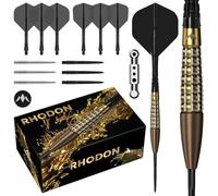 Mission Darts | Rhodon | Steel Tip Darts | 95% Tungsten | Bronze & Gold PVD | Multiple Weights Available (25, Grams)