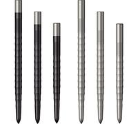 Mission Darts Ripple, Steel Tip, Replacement Points, Black, 32mm (X2734)