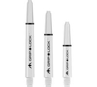 Mission Darts S1066 GripLock Durable Nylon Shafts | Short Dart Stems | White