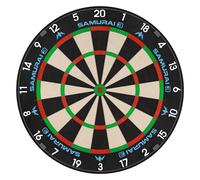Mission Darts | Samurai 3 | Professional Bristle Dartboard | Knife Wire | Black Number Ring