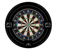 Mission Darts | Samurai 4 Dartboard Set | White or Graphite Spider Wire | And Choice Of Colour Surround