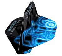 Mission Darts Samurai Infinity Dart Flights | Premium Extra Strong 100 Micron | Standard No2, Blue, 1 Set of 3 Flights (F4097)