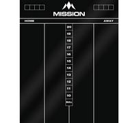 Mission Darts Scoreboard Liquid Chalk Acrylic 501, Cricket Blackboard Whiteboard (Cricket Scoreboard)