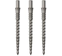 Mission Darts Sniper Points | Lunar CS | Steel Tip Replacement Points | 32mm | Silver (X2667)
