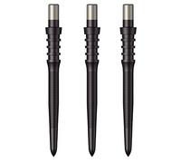 Mission Darts Sniper Points Micro Grip | Steel Tip Replacement Points | 28mm Black