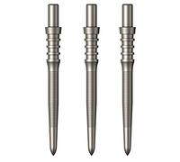Mission Darts Sniper Points Micro Grip | Steel Tip Replacement Points | 28mm Silver