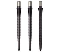 Mission Darts Sniper Points Ripple | Steel Tip Replacement Points | 32mm Black