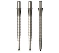 Mission Darts Sniper Points Ripple | Steel Tip Replacement Points | 32mm Silver