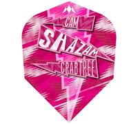 Mission Darts | Solo Dart Flights | 100 Micron | Standard No 6 Shape | Cam Crabtree | Multiple Colours Available. (Pink)