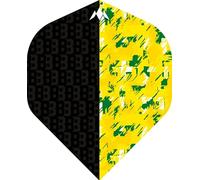 Mission Solo Dart Flights | 100 Micron | Std No2 Shape | Includes 1 Set of 3 Flights | Available in Multiple Designs. (Thomas Banks)