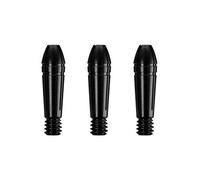Mission Darts | Titan Fox Darts Stems Shafts Titanium Aluminium Tops (Black, 3 Spare Tops Only)
