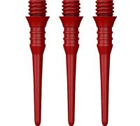 Mission Darts Titan Pro Soft Tip Dart Points | 2ba Plastic Softip, 1 Pack of 50 Points, Red (X9157)