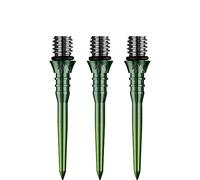 Mission Darts Titan Pro Titanium Dart Points | Converts Soft to Steel Tip | Grooved, Gradient Green, 26mm (X2623)