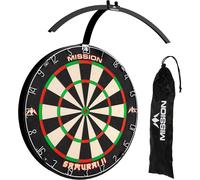 Mission Darts TOR100 Torus 100 Dartboard LED Folding Portable Travel Lighting