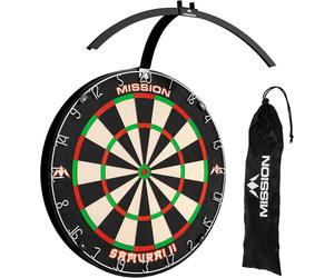Mission Darts TOR100 Torus 100 Dartboard LED Folding Portable Travel Lighting