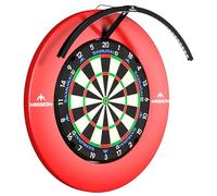 Mission Darts | Torus 120° | Bright White LED | Dart Board Lighting System | Portable | USB C. (Black)