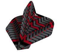 Mission Darts Unisex - Adult Vex Dart Flights Set, Red, Standard Type A