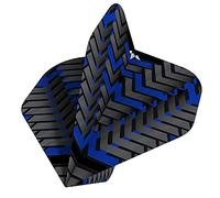 Mission Darts Vex Flights | Extra Strong Premium UV Dart Flights in Standard Shape 100 Micron, Blue, 5 Sets of 3 Flights (5XF3352)