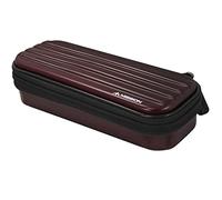 Mission Darts W124 ABS-1 | Slimline Darts Case with Metallic ABS, Deep Red