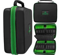 Mission Darts W227 Freedom | Premium Darts Case with EVA Material, BlackGreen, Luxor