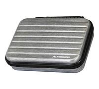 Mission Darts W243 ABS-4 | Darts Case with Metallic ABS, Silver