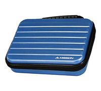 Mission Darts W247 ABS-4 | Darts Case with Metallic ABS, Aqua Blue