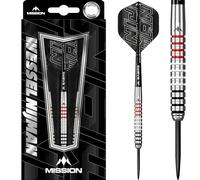 Mission Darts Wessel Nijman Darts | Steel Tip | Natural, 95% Tungsten, 23g (D1659)