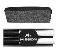 Mission Darts Whiteboard Kit | Premium Dry Eraser with Dry Wipe Pens (BX127)
