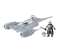 STAR WARS Mission Fleet Mando's N-1 Starfighter Grogu & Mandalorian A