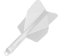 Mission Force 90 All-in-One No6 White One Piece Flight & Stem Darts System