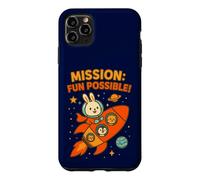 Mission Fun Possible: Cute Astronaut Bunny & Space Crew Case for iPhone 11 Pro Max