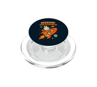 Mission Fun Possible: Cute Astronaut Bunny & Space Crew PopSockets PopGrip for MagSafe