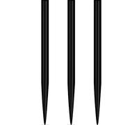 Mission Glide Dart Points - Replacement Smooth Points (Black, 38mm)