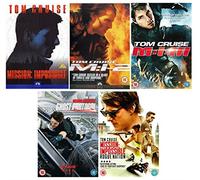 Mission Impossible 1-5 complete collection: Mission Impossible / Mission Impossible 2 / Mission Impossible 3 / Mission Impossible - Ghost Protocol / Mission Impossible: Rogue Nation