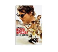 Mission Impossible 5 Movie Canvas Poster Decoration Painting Living Room Wall Art Bedroom Painting Wall Print Art Painting Modern Home Boy Room Print Painting Girls Holiday Wall Picture 08 x 12 Inches