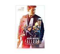 Mission Impossible Fallout Movie Poster Canvas Poster Bedroom Decor Landscape Office Room Decor Gift 12x18inch(30x45cm)