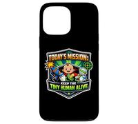 Mission Keep Tiny Human Alive Funny New Parent Mom Dad Baby Case for iPhone 13 Pro Max