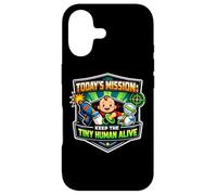 Mission Keep Tiny Human Alive Funny New Parent Mom Dad Baby Case for iPhone 17