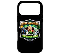 Mission Keep Tiny Human Alive Funny New Parent Mom Dad Baby Case for iPhone 17 Pro Max
